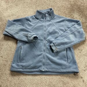 Columbia Vertex Interchange Core Fleece Jacket Womens XL Blue Full Zip Outdoor